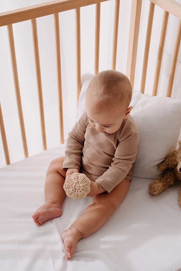 Lilabio 3-Piece Unisex Baby Long Sleeve Cotton Bodysuit Set