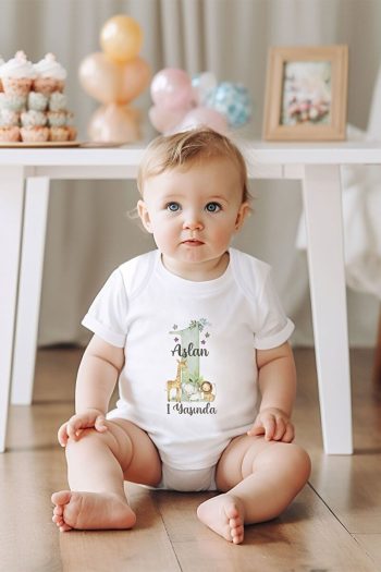 Lilabio 1st Birthday Baby Bodysuit