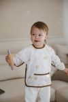 OhlalaKoala Pear Long Sleeve Waterproof Activity Bib (6-36 Months)