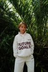 Boys' Cotton Gray Half-Zip Future Goals Tracksuit