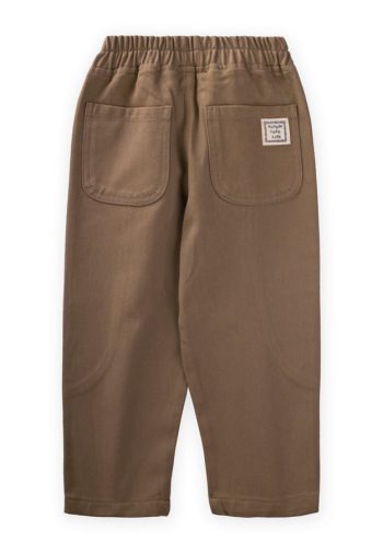 Cotton Gabardin Pants for Ages 2-7 in Brown