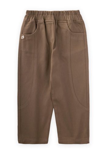 Cotton Gabardin Pants for Ages 2-7 in Brown