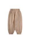 Belted Gabardine Trousers for Ages 2-7 Beige