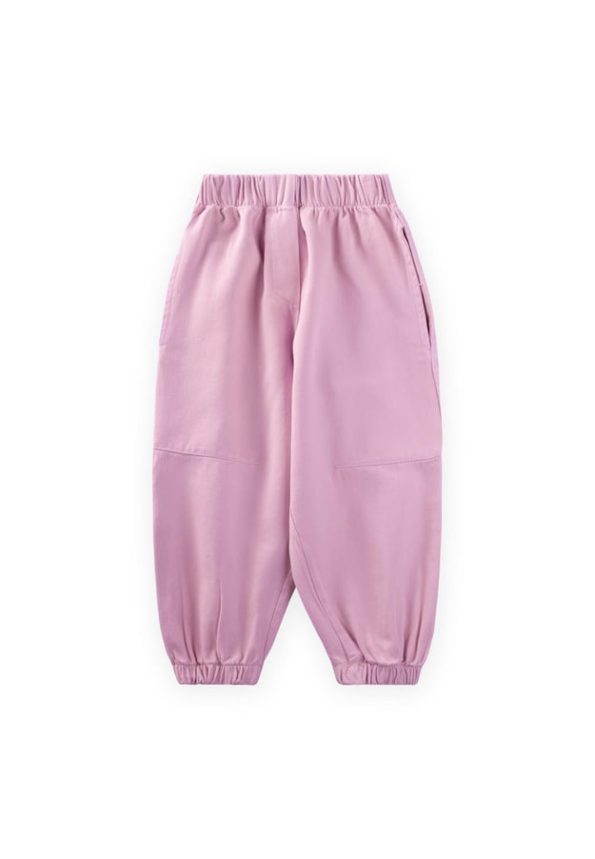 Series Cuffed Twill Pants 2-7 Years Pink