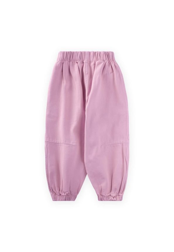 Series Cuffed Twill Pants 2-7 Years Pink
