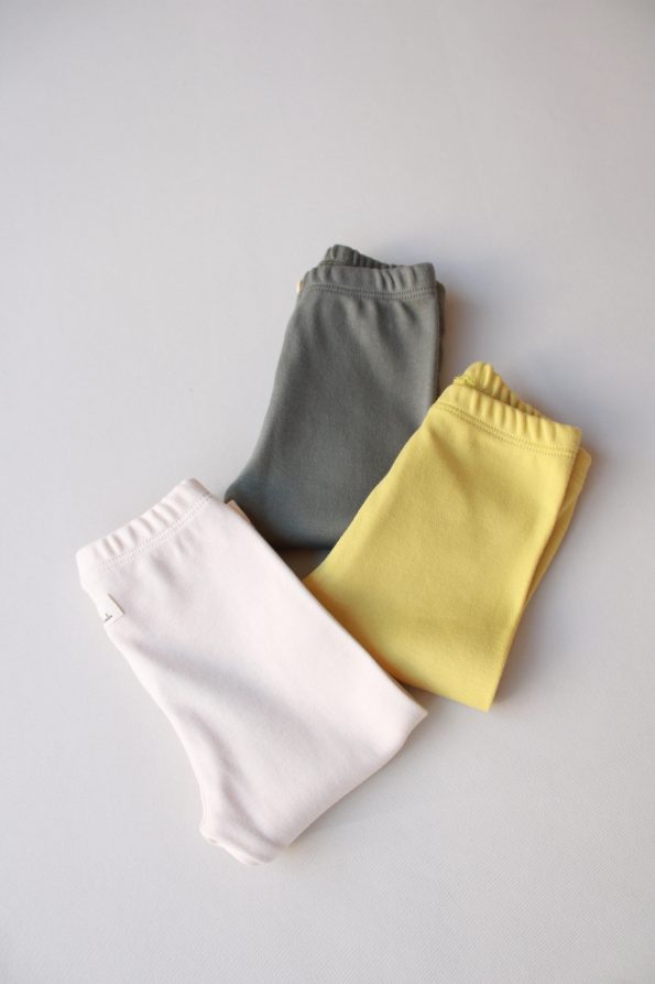 Set of 3 Cotton Baby Leggings