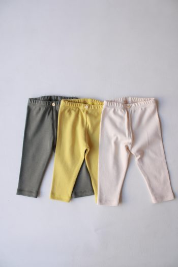 Set of 3 Cotton Baby Leggings