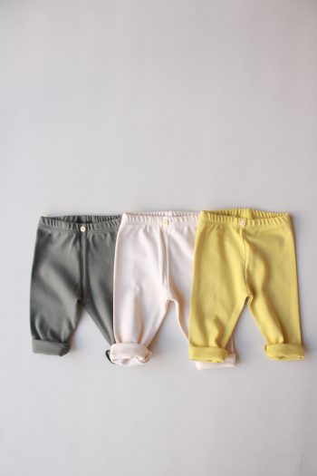 Set of 3 Cotton Baby Leggings