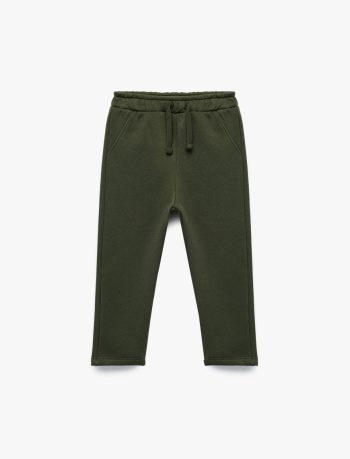 Baby Boy Cotton Basic Sweatpants