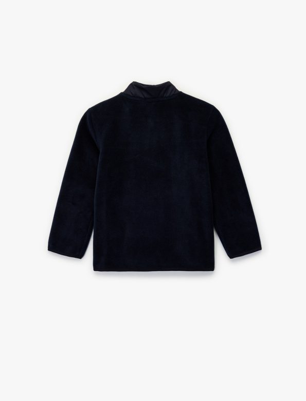 Baby Boy Zippered Fleece Sweatshirt