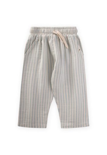 Muslin Pants for Ages 1-10 Blue Striped
