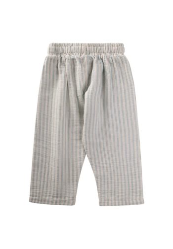 Muslin Pants for Ages 1-10 Blue Striped