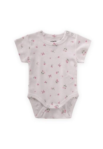 Floral Print Baby Bodysuit for Ages 0-3