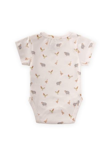 Animal Print Bodysuit for Ages 0-3