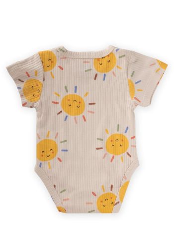 Sun Pattern Bodysuit for Ages 0-3