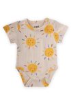 Sun Pattern Bodysuit for Ages 0-3