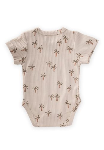 Baby Bodysuit 0-3 Years Palm Pattern