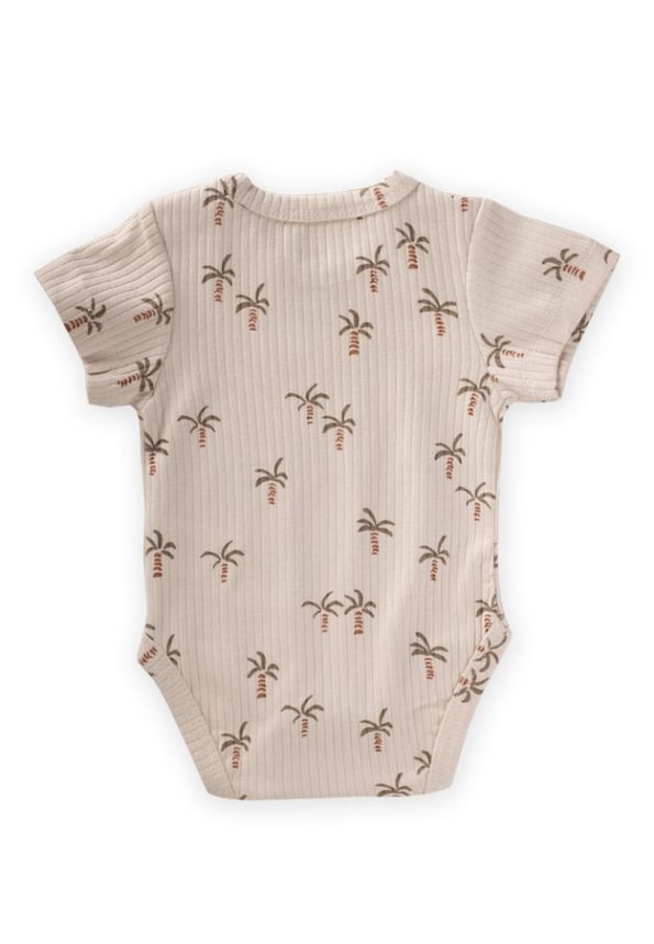 Baby Bodysuit 0-3 Years Palm Pattern
