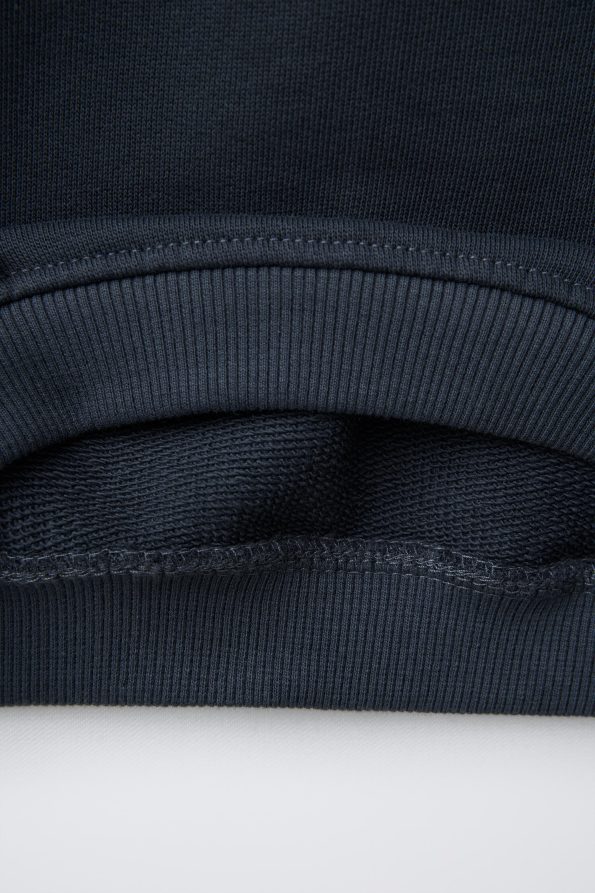 Boys' Cotton Navy Blue Polo Collar "Make It Happen" Tracksuit - Comfortable Fit