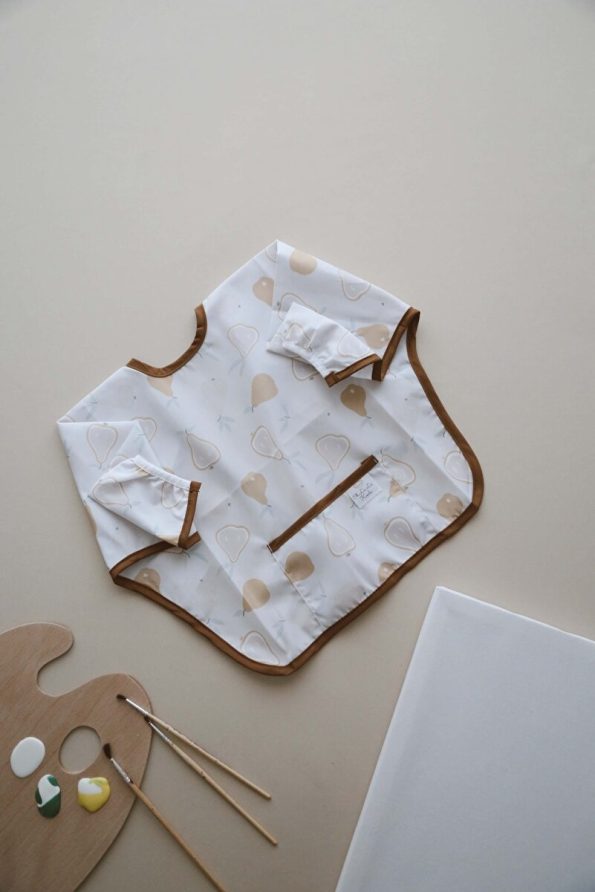 OhlalaKoala Pear Long Sleeve Waterproof Activity Bib (6-36 Months)