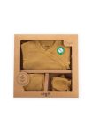 Organic Hospital Exit Baby Outfit 0-3 Months Mustard Yellow