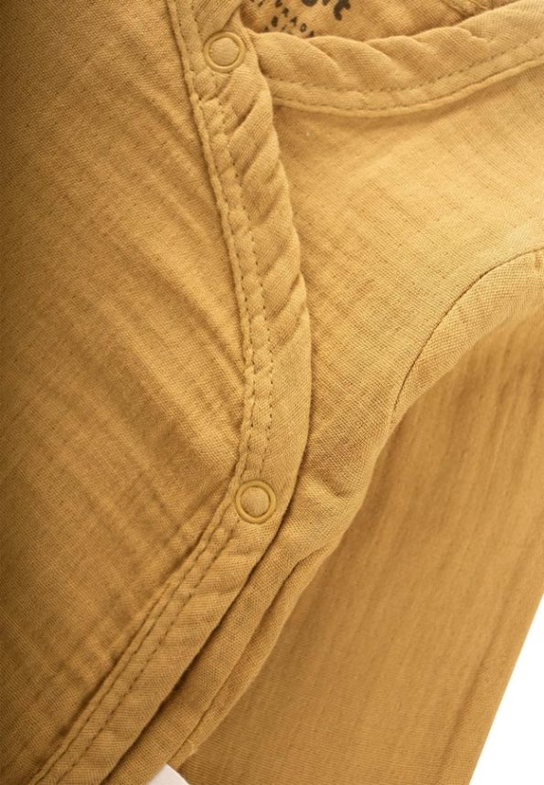 Organic Hospital Exit Baby Outfit 0-3 Months Mustard Yellow
