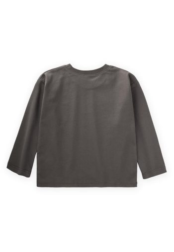 Label Detailed Seasonal T-Shirt 2-10 Years Olive Green