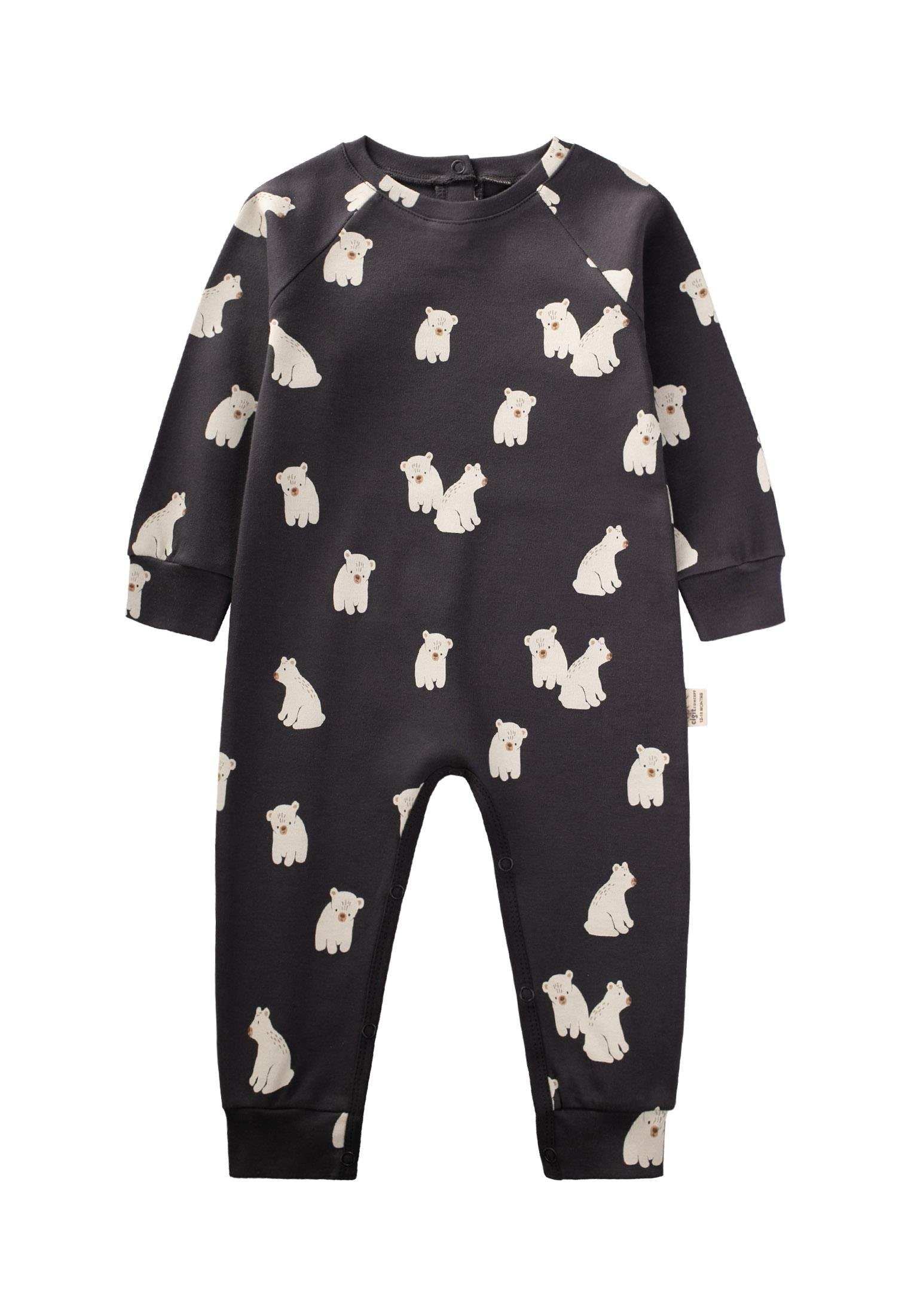 71253-5038baskili-tulum-0-3-yas-antras-271cb.jpg Printed Onesie for Ages 0-3 Charcoal