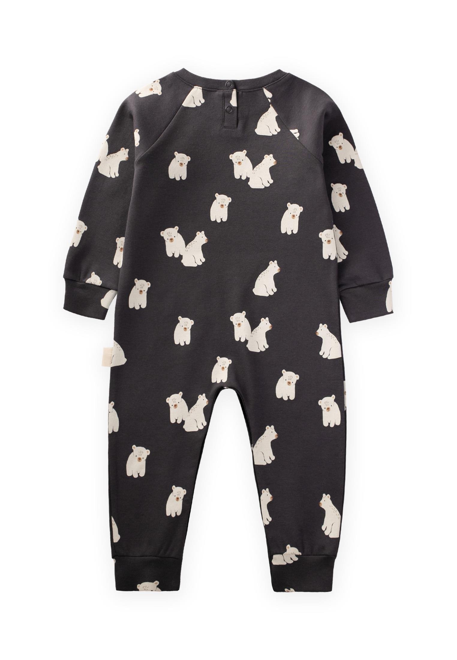 71253-5038baskili-tulum-0-3-yas-antras-48a3-.jpg Printed Onesie for Ages 0-3 Charcoal