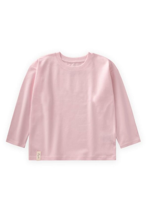 Seasonal Basic T-Shirt for Ages 2-10 in Dusty Pink