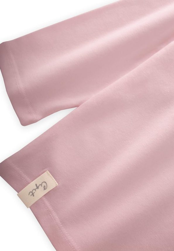 Seasonal Basic T-Shirt for Ages 2-10 in Dusty Pink