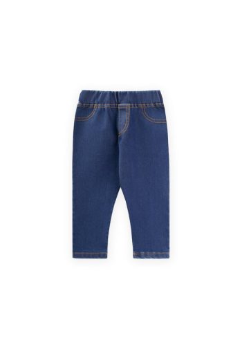Faux Pocket Leggings for Ages 1-7 Blue