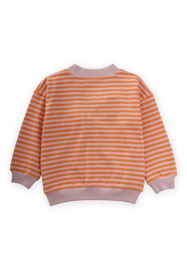 71366-5729cizgili-triko-hirka-0-4-yas-49b5-b.jpg Striped Knit Cardigan 0-4 Years Peach Pink