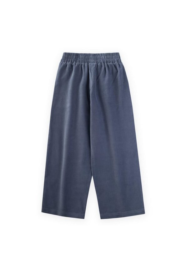 Velvet Pants for Ages 4-12 in Navy