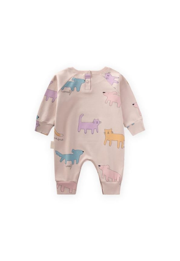 Beige Romper for 0-2 Years
