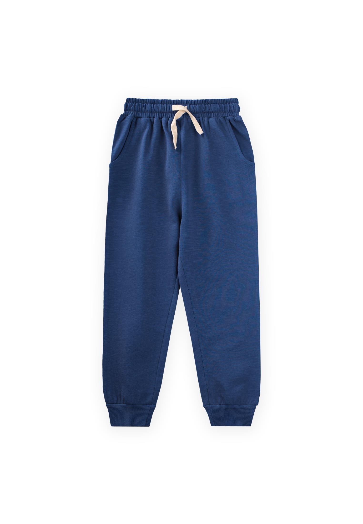 71386-5016cepli-esofman-5-12-yas-laciv-2d7-9e.jpg Pocket Sweatpants for Ages 5-12 Navy Blue