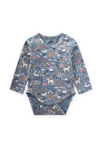 Indigo Blue Bodysuit for 0-3 Years