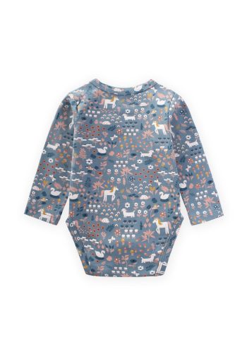 Indigo Blue Bodysuit for 0-3 Years
