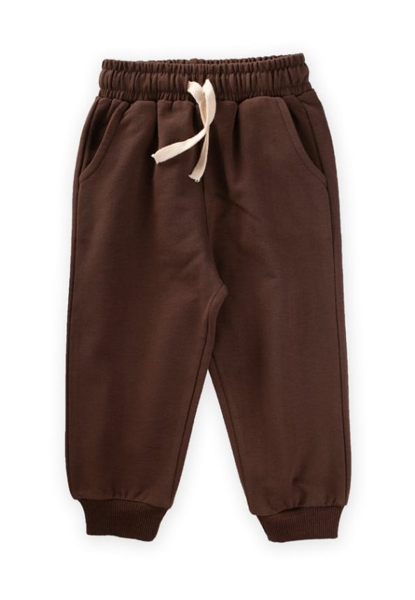 Pocket Sweatpants for Ages 1-13 in Brown