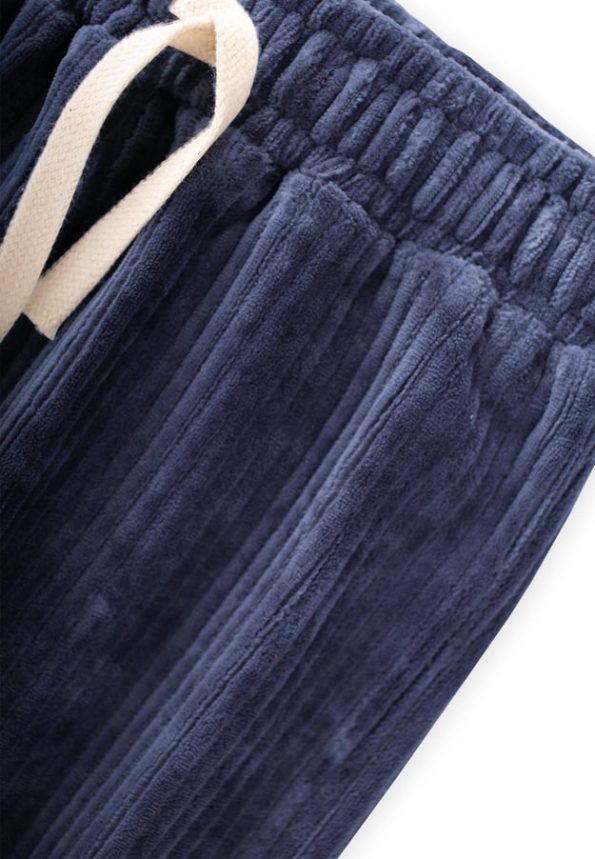 Corduroy Jogger Pants for Ages 1-10 in Navy Blue