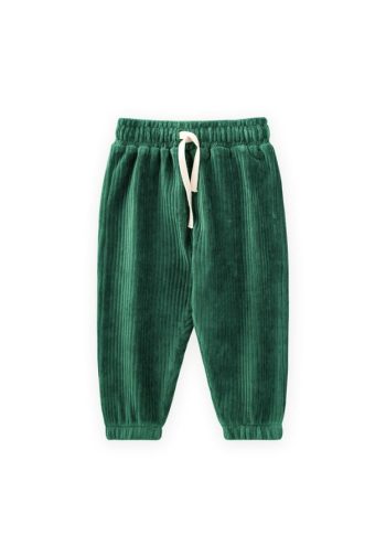 Corduroy Jogger Pants for Kids 1-10 Years Green
