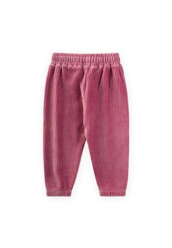 Corduroy Jogger Pants for Kids 1-10 Years Magenta