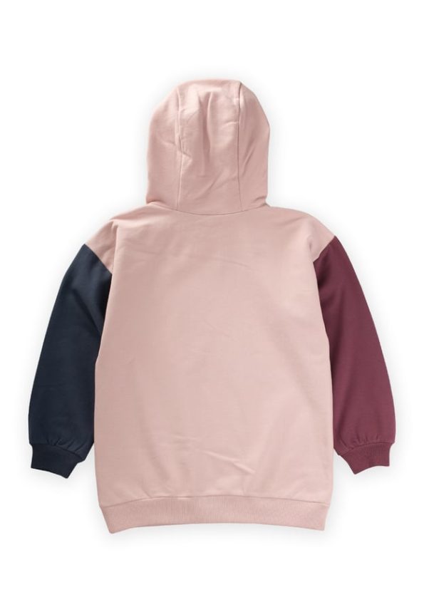 Multicolor Sweatshirt for Ages 5-12 in Powder Pink