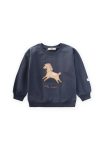 Appliqué Sweatshirt for Ages 1-6 in Navy Blue