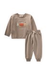 Kids' Sweatshirt Set 1-5 Years in Beige