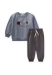Mint Green Sweatshirt Set for Ages 1-5