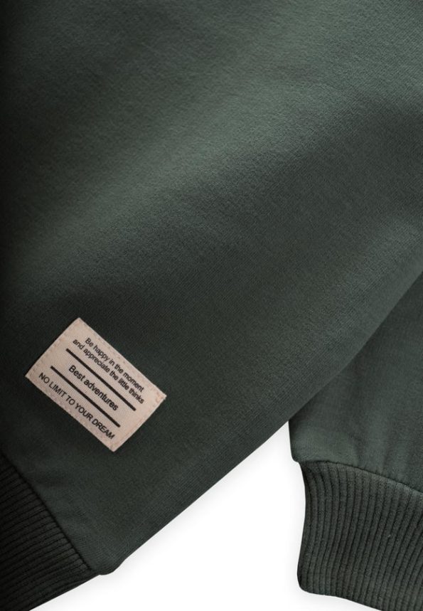Haki Green Sweatshirt for Ages 2-12