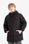 Boys' Waterproof Hooded Zipper Parka
