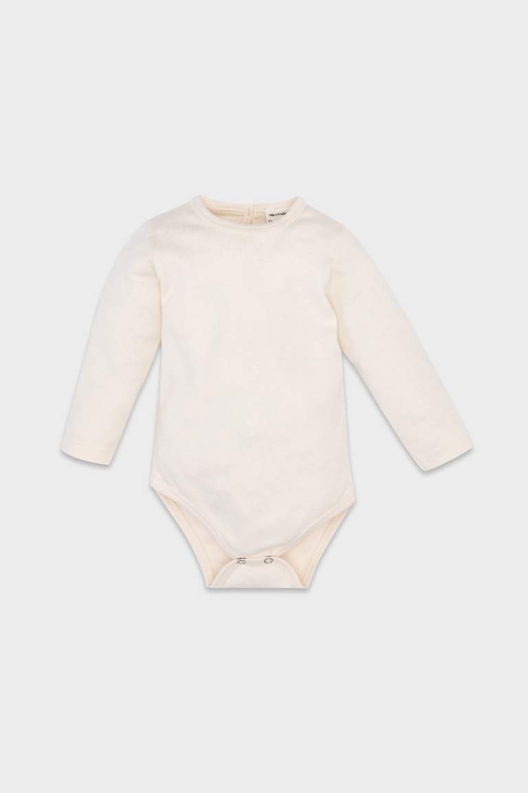 C9752A5_24AU_BE505_02_02.jpg Girls' Baby 2-Piece Set with Mock Turtleneck Long Sleeve Shirt and Pinafore Dress