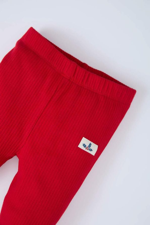 Girls' Christmas Themed 2-Piece Plush Sweatshirt and Elastic Waist Leggings Set